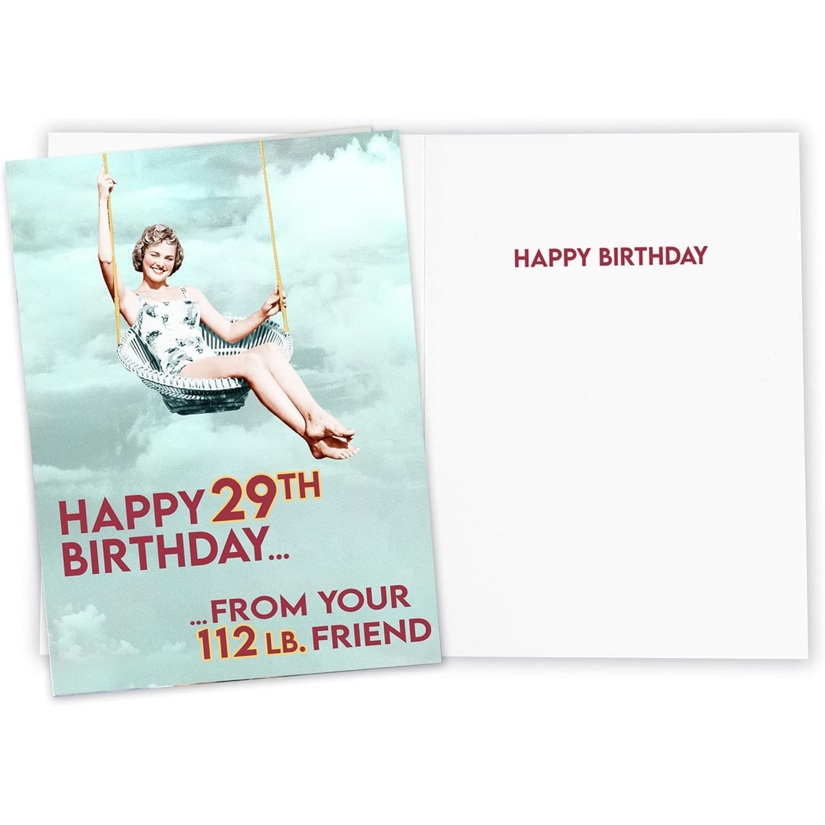 Funny Birthday Card for Women, Friends! Shared Woman-to-Woman Age Humor
