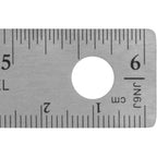 Westcott 10414 Stainless Steel Metal Ruler with Non-Slip Cork Base, 6 in