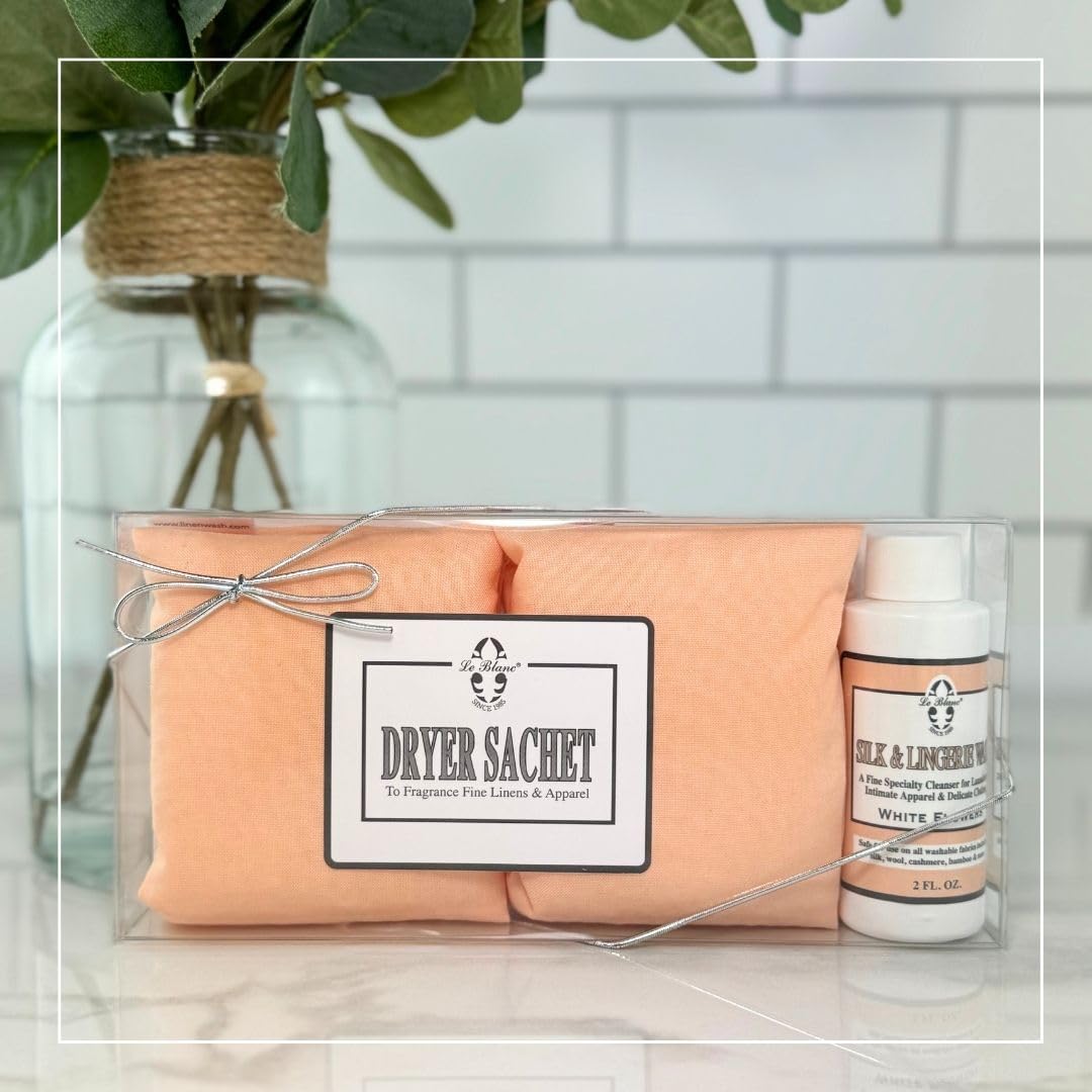 Buy now Le BlancÂ® White Flowers Double Pack Dryer Sachet - Luxury Scented Fabric Sachet for Your Dryer (1 Pack) at indiglob india