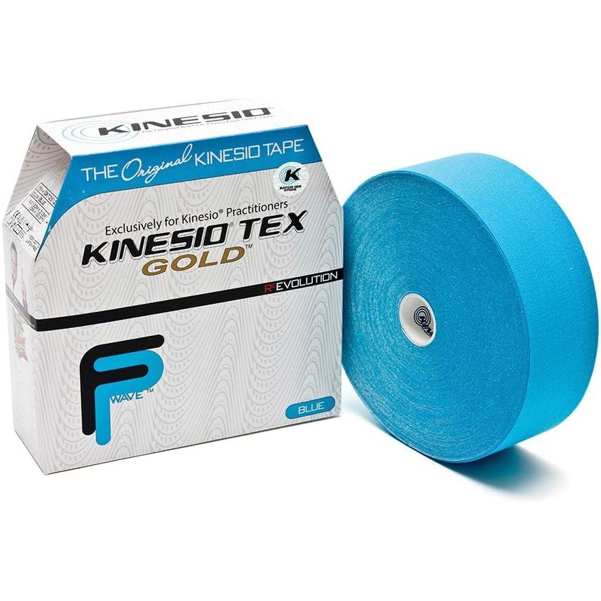 Buy now Kinesio Taping - Elastic Therapeutic Athletic Tape Tex Gold FP - Black â€“ 2 in. x 16.4 ft 2 Inch x 103.3 Feet (Pack of 1) Blue Bulk Tape at indiglob india