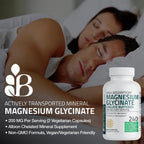 Bronson Magnesium Glycinate 200 MG Chelated High Absorption, 120 Capsules | Stress Relief, Sleep, Heart Health, Nerves, Muscles, and Metabolism Support, Vegetarian, Non-GMO, Gluten Free, Soy Free