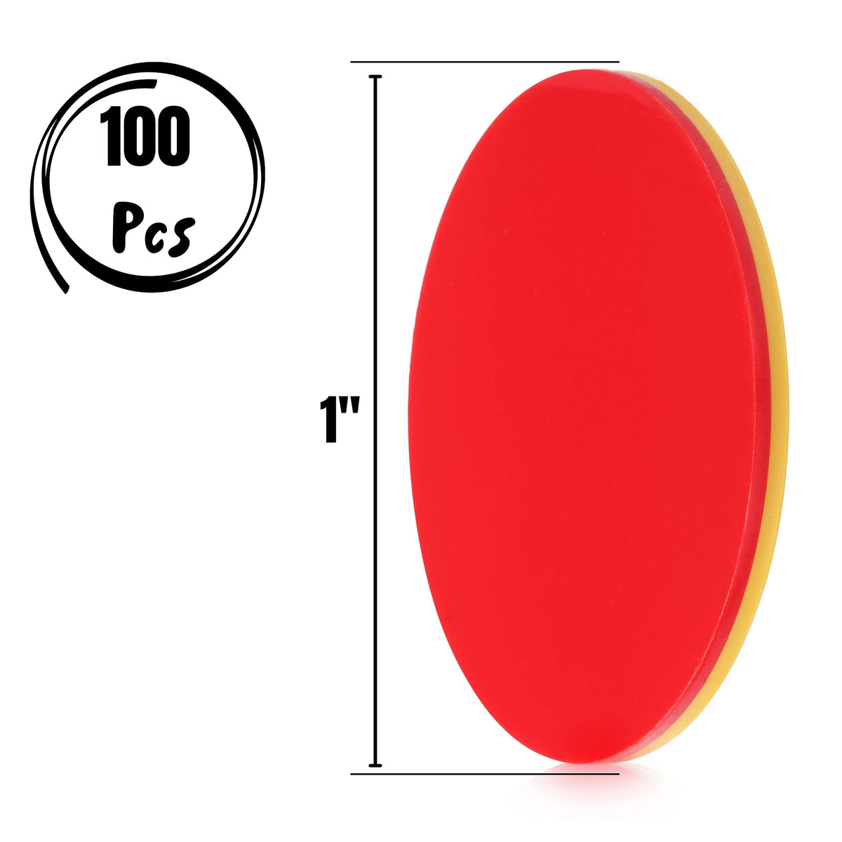 Mr. Pen- Two Color Counters, 100 pcs, Counters for Kids Math, Counters