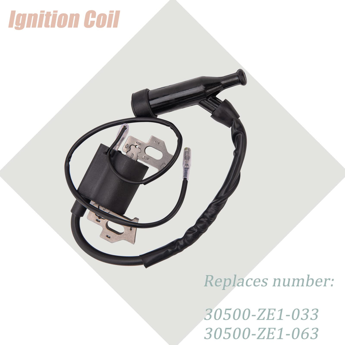 GX160 GX200 Carburetor Compatible with Honda GX120 GX140 GX 160 GX168 GX200 5HP 5.5HP 6.5HP Engine, GX160 Carburetor + Recoil Starter + Ignition Coil + Air Filter Tune Up Kit