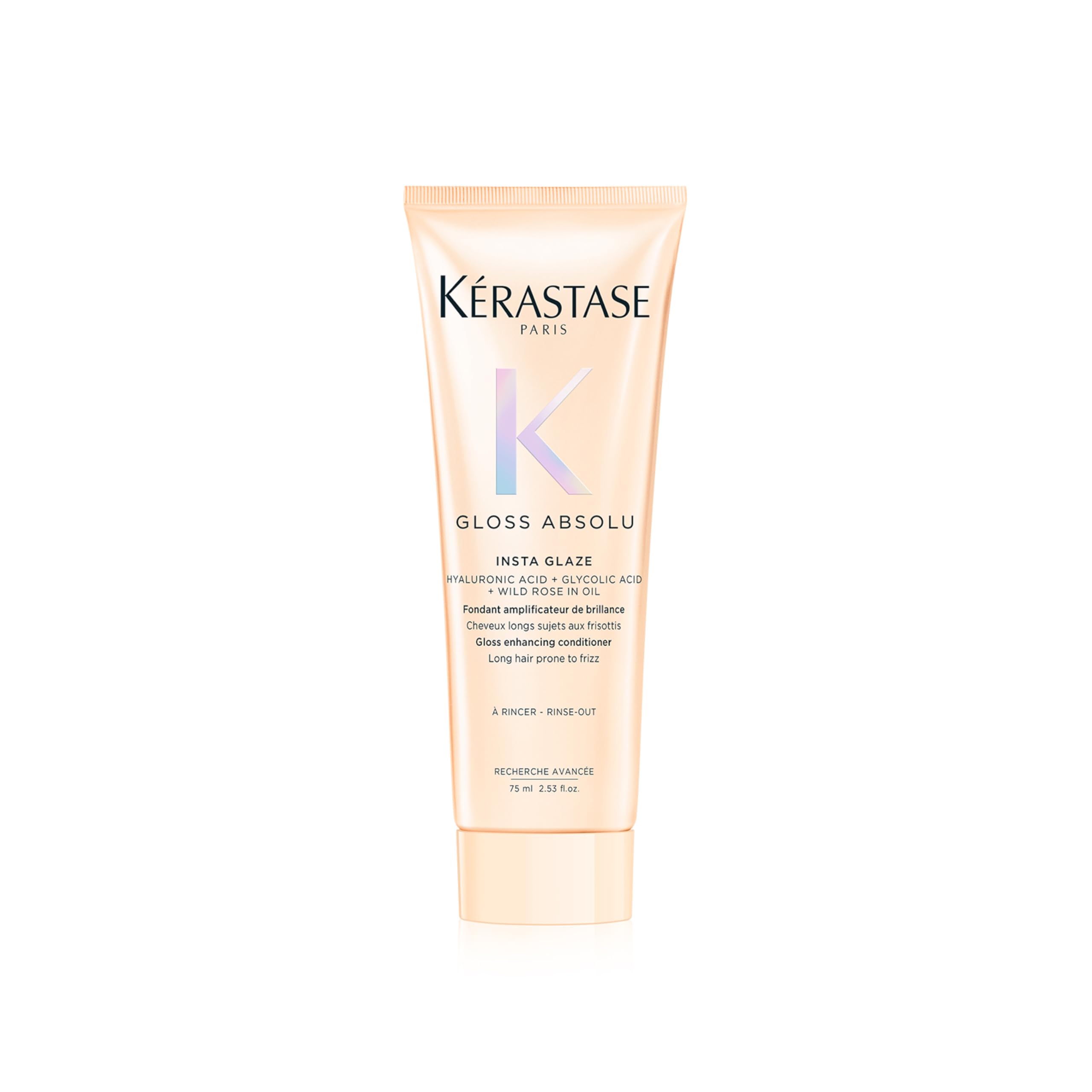 Kerastase Gloss Absolu High-Shine Anti-Frizz Conditioner - Deeply Hydrates & Detangles, Instantly Softens, For Glossy & Bouncy Hair