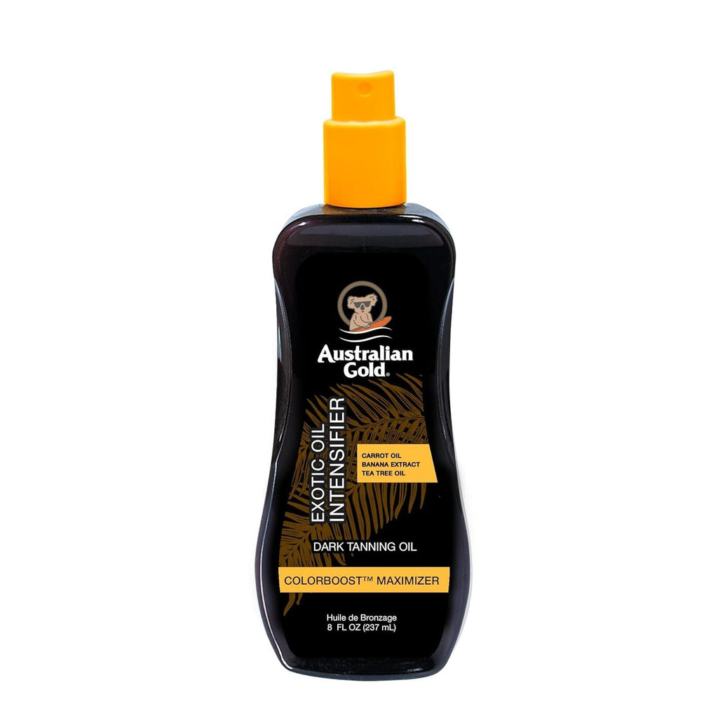 Buy now Australian Gold Dark Tanning Exotic Oil, Carrot Extract Formula, 8 Fl Oz (Pack of 1) (Packaging may vary) at indiglob india