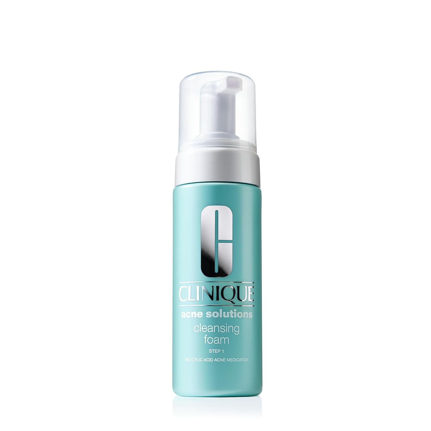 Buy now Clinique Acne Solutions Daily Foam Cleanser With 1.5% Salicylic Acid For Very Dry to Oily Skin Types | Prevents Acne + Unclogs Pores at indiglob india