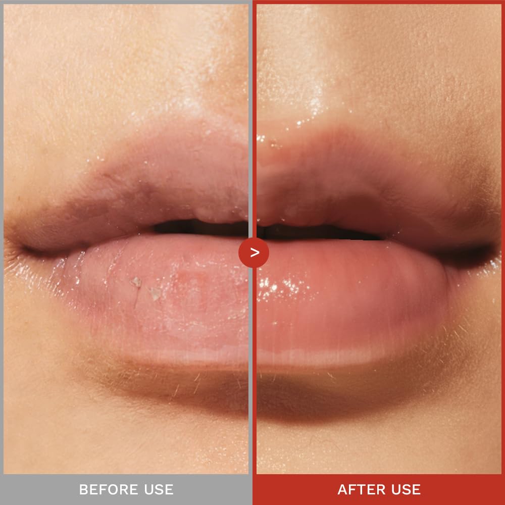 HARUHARU Rose PDRN Peptide Glowy Balm, 0.33 fl.oz, Glossy Clear, Vegan | Long Lasting Hydration for Dry Cracked Lips, Dewy Lips, No Waxy Finish, Silicon Free, Micro Plastic Free, Korean Skin care