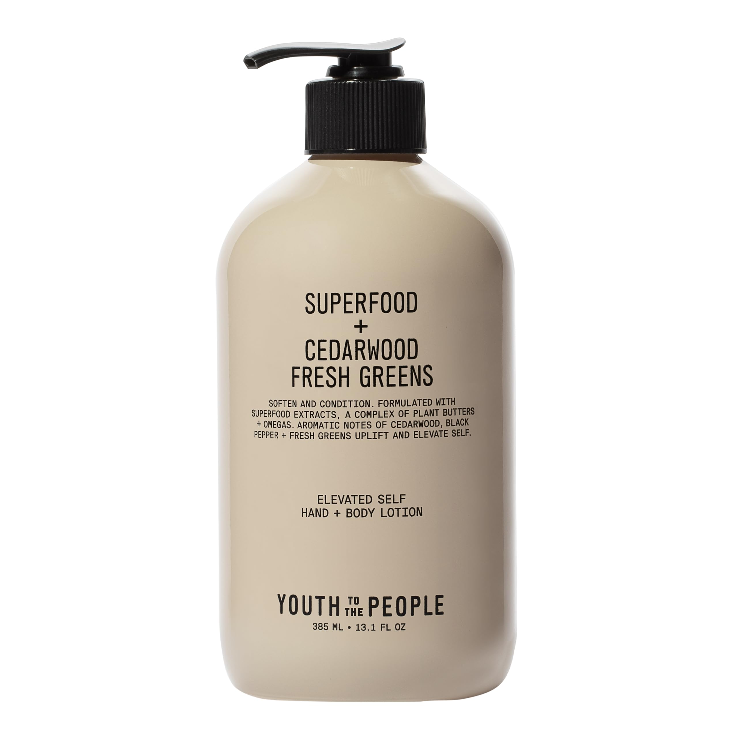 Buy now Youth To The People Superfood Hand + Body Lotion (13.1 fl oz), Omega-Rich Plant Butters + Antioxidants Moisturizer, Soothes Dry + Dull Skin, Non-Greasy, Aromatic Fragrance, Vegan at indiglob india