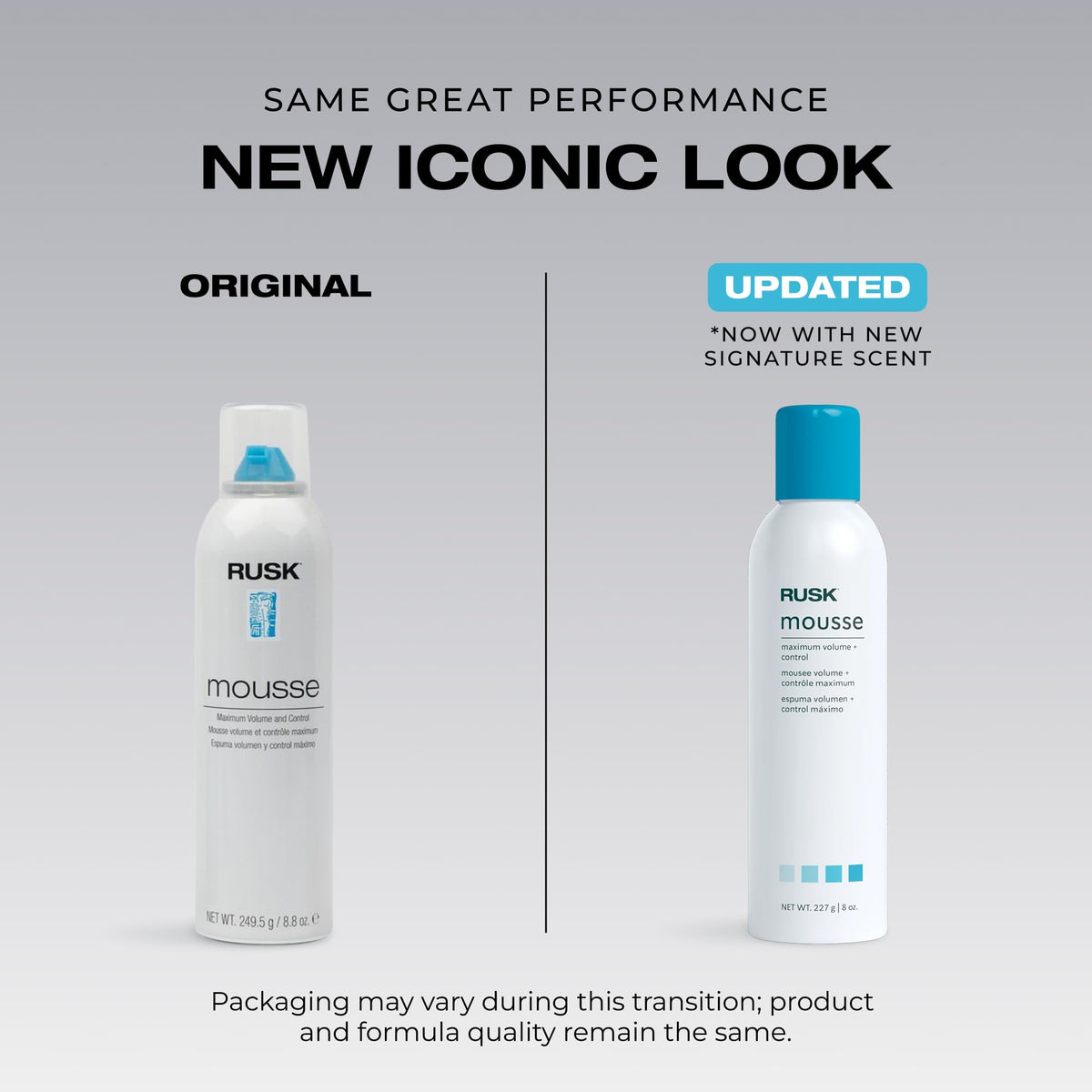 RUSK Styling Mousse 8.8 Fl Oz