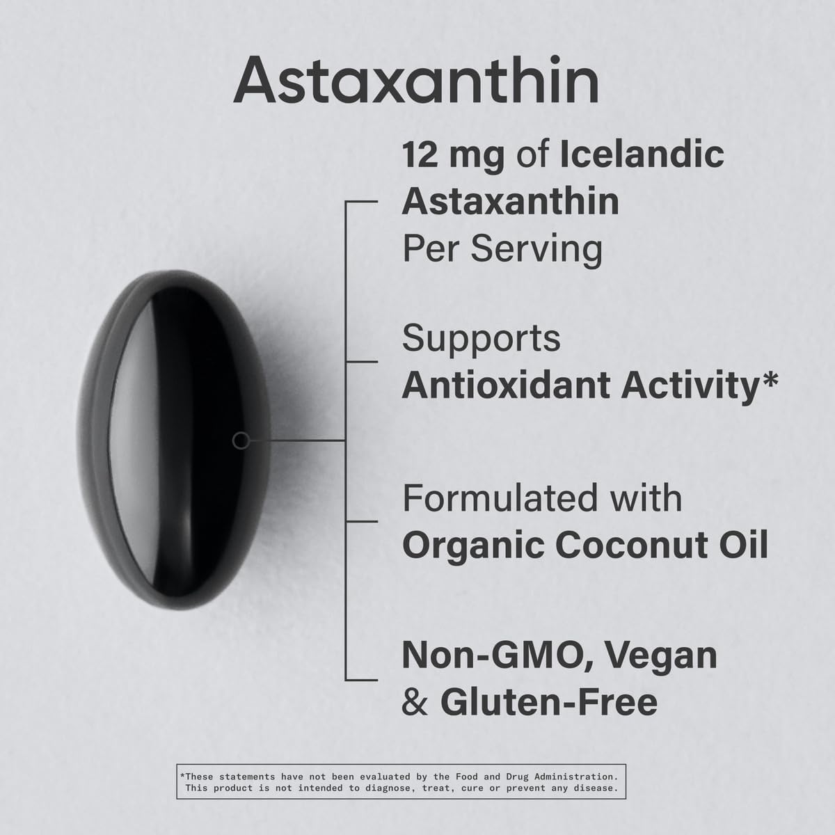 Buy now Sports Research Vegan Icelandic Astaxanthin 12mg with Organic Coconut Oil | Vegan Certified & Non-GMO Project Verified Dietary Supplement - 60 Veggie Softgels (2 Month Supply) at indiglob india