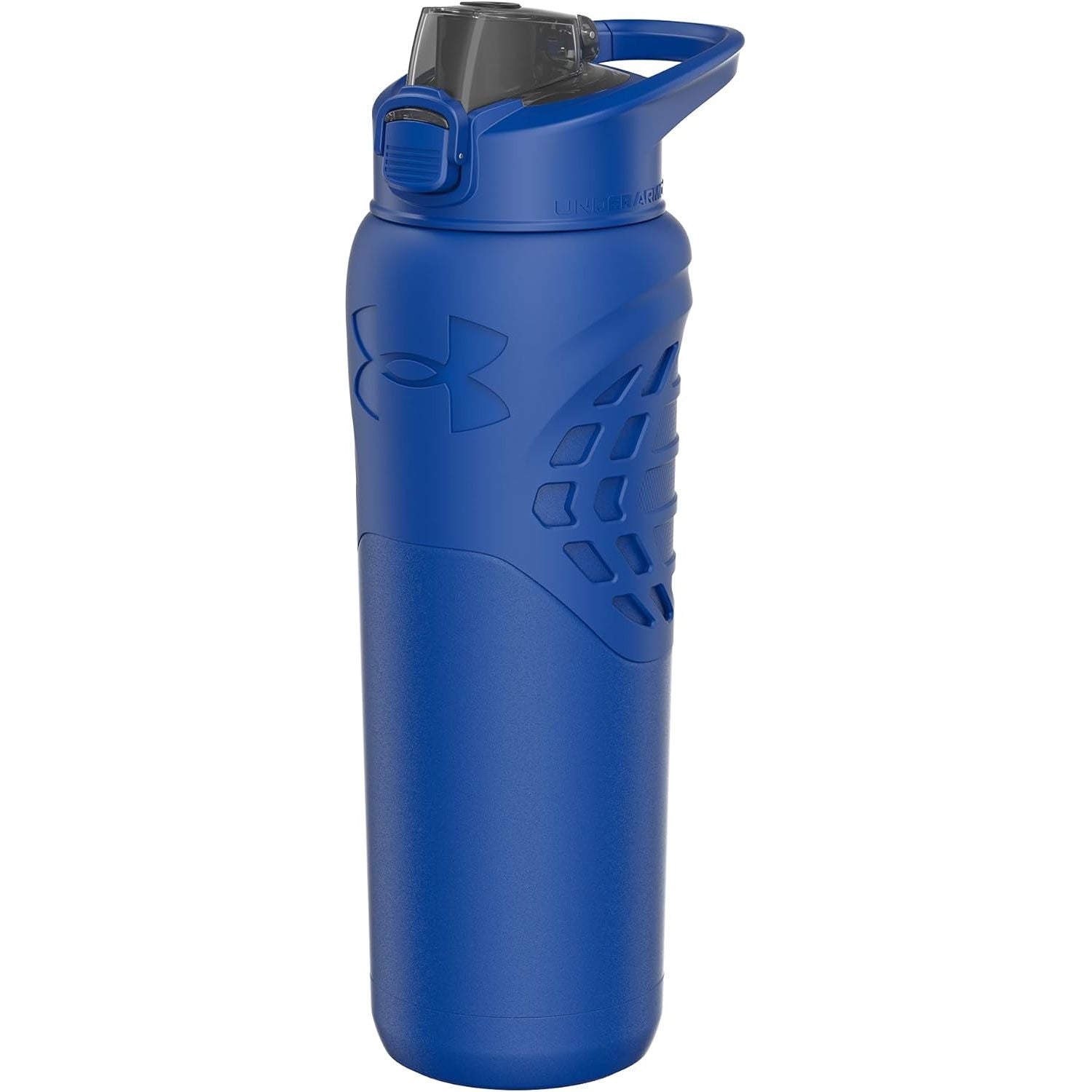 Buy now Under Armour 24Oz Stainless Steel Water Bottle, Insulated, Carabiner Easy Carry Hook, Leak Proof, Kids & Adults, All Sports, Gym Solid Royal at indiglob india
