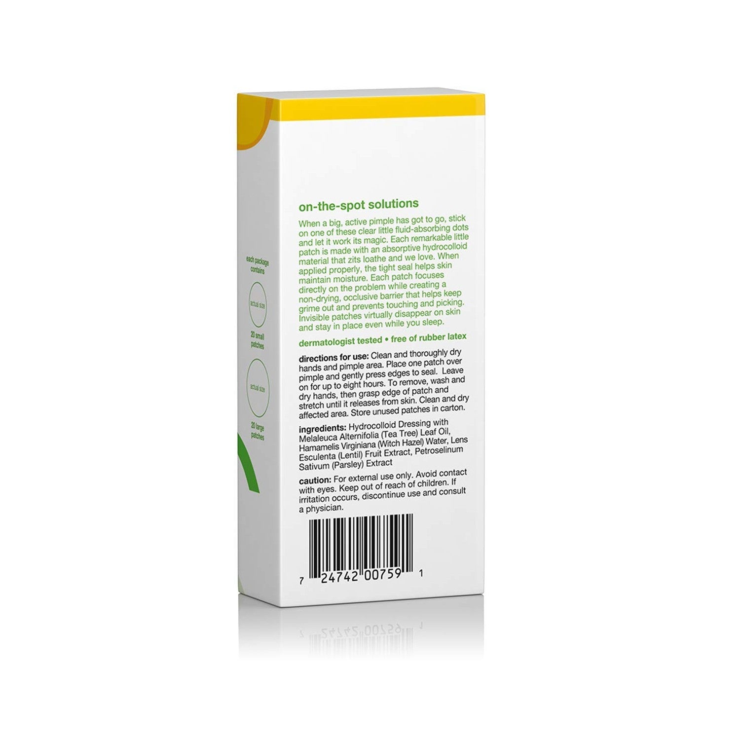 Buy now Alba Botanica Acnedote Pimple Patches for Face - Pimple, Spot Patches - Hydrocolloid Skincare Patches - 40 Count at indiglob india