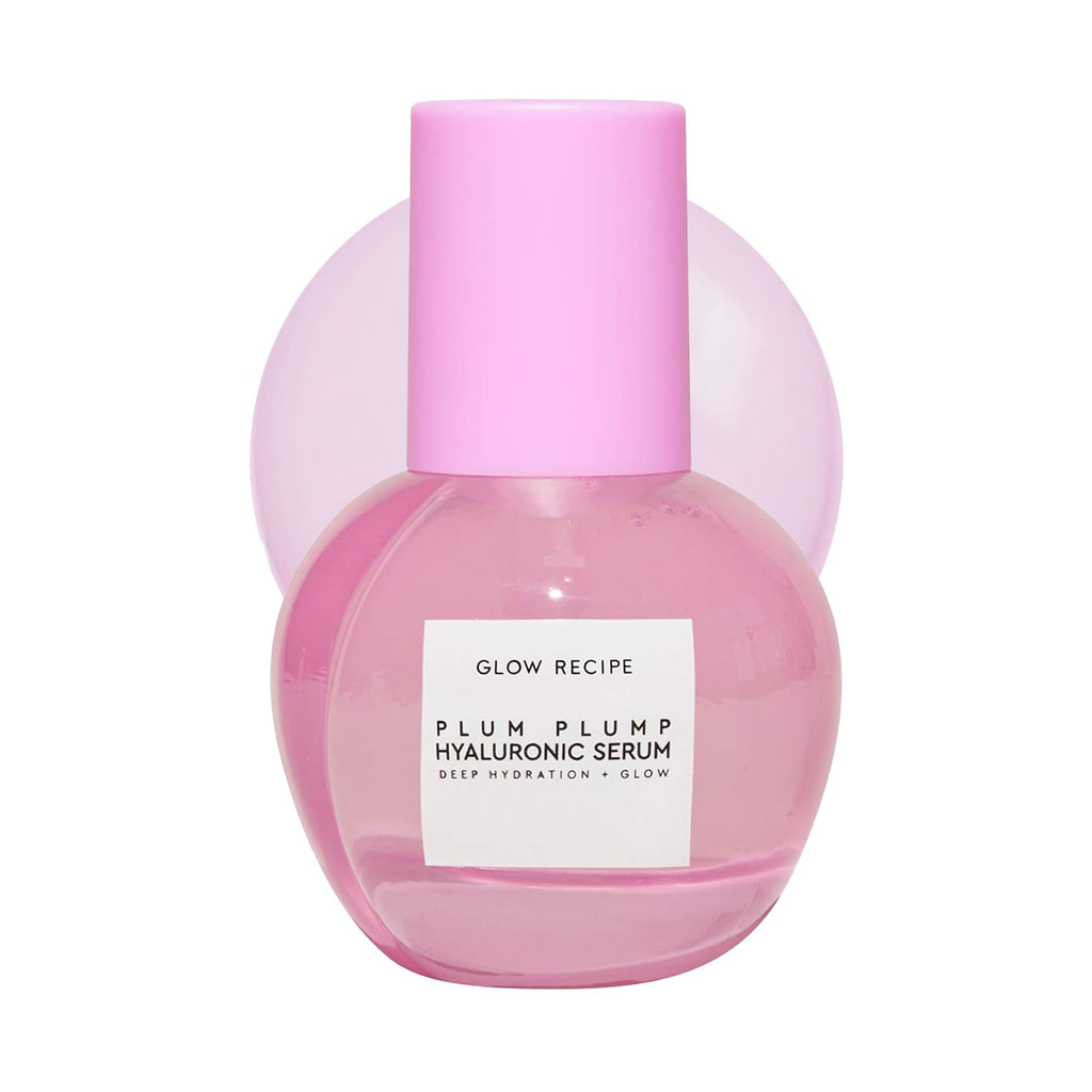 Buy now Glow Recipe Plum Plumping & Hydrating Hyaluronic Acid Korean Skin Care Serum - Antioxidant Anti Aging Face Serum + Vitamin B5 for Lasting Skin Barrier Repair & Firming Lines & Wrinkles - Vegan, 30ml at indiglob india