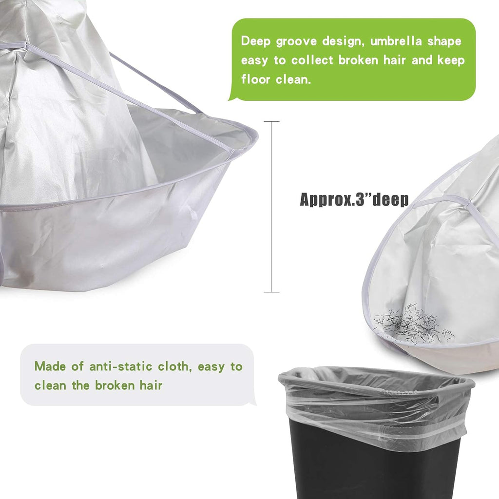 Buy now Hair Cutting Capes Umbrella for Adults, Barber Cape Cloak Cape for Home and Salon Use, Keep Hair Off Clothes and Floor at indiglob india