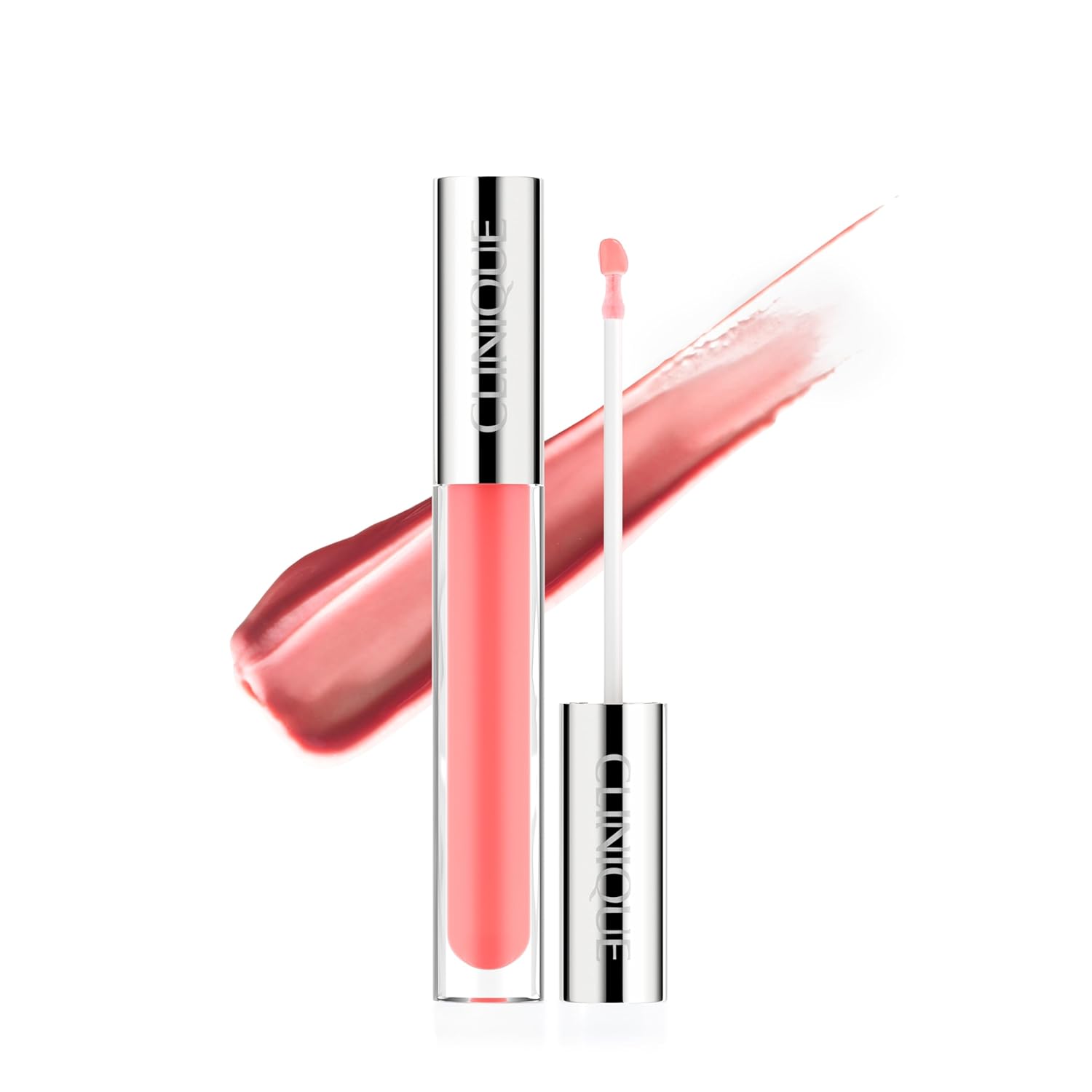 Buy now Clinique Pop Plush Creamy Lip Gloss With Hyaluronic Acid + Blend of Avocado, Aloe + Shea Butter | Hydrating + High Shine AB Bubblegum Pop at indiglob india