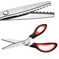 Scalloped Pinking Shears for Fabric, 7mm Decorative Edge Craft Scissors