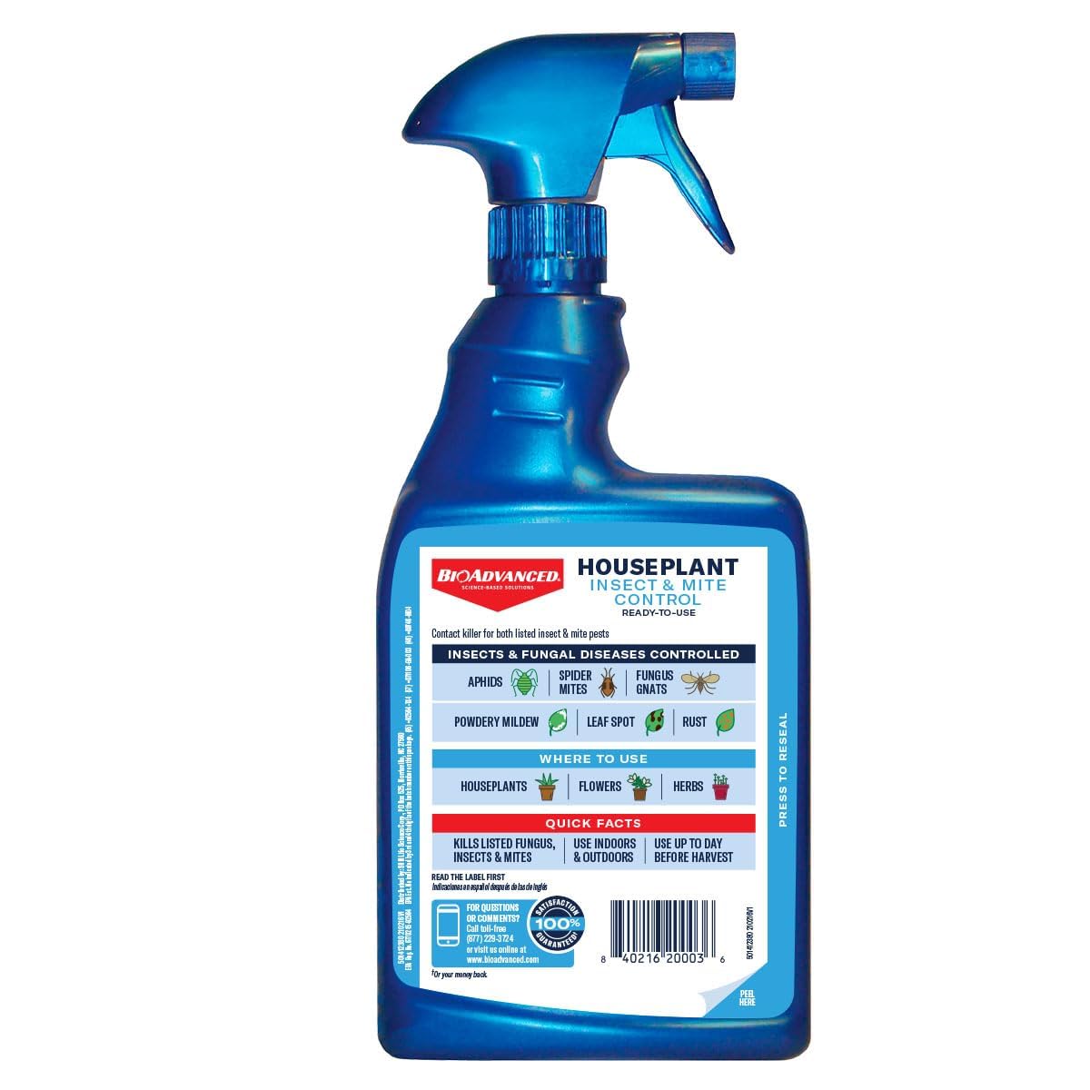 BioAdvanced Houseplant Insect and Mite Control Spray - 24 fl oz Bottle