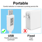 Charger Cord Replacement for Waterpik Water Flosser WP360 WP462 WP450 WF13 WP100 Water Flosser, USB Charging Cable (White)