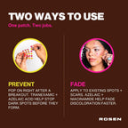 ROSEN Honey Kojic Hyper-Fade Dark Spot Patches with Tranexamic Acid, Azelaic Acid & Niacinamide for Acne Scars, Hyperpigmentation & Dark Spots | Targeted Spot Treatment | 48 Patches