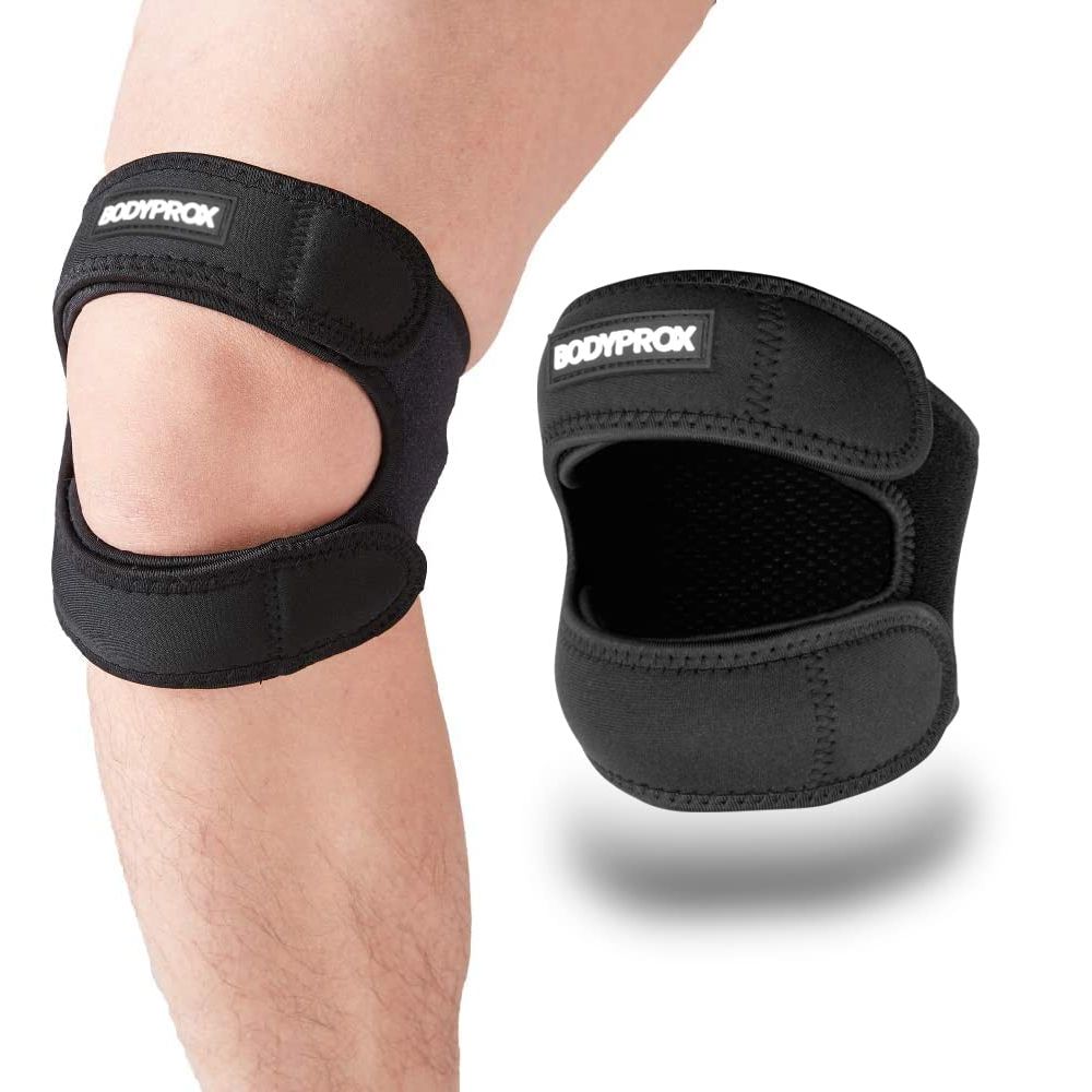 Buy now Bodyprox Patellar Tendon Support Strap (Small/Medium), Knee Pain Relief Adjustable Neoprene Knee Strap for Running, Arthritis, Jumper, Tennis Injury Recovery at indiglob india