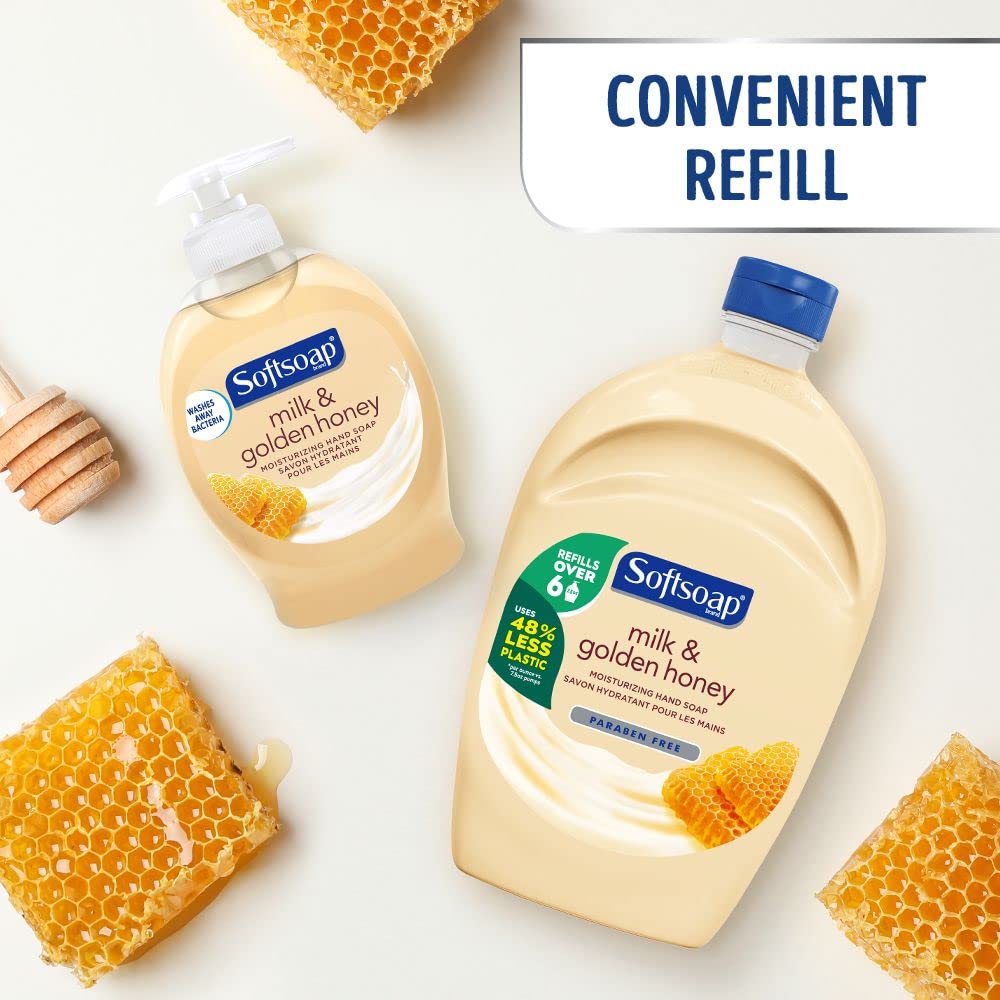 Buy now Softsoap Moisturizing Liquid Hand Soap, Milk and Honey, 7.5 Fluid Ounce, Pack of 6 (Package may vary) at indiglob india