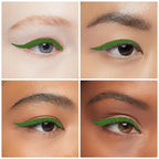 Explore Kaely's 2Pcs Gel Eyeliner Pencil in natural shades, showcasing vibrant looks on diverse skin tones. 100% Genuine product.