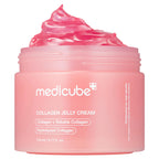 medicube Jelly Cream with Collagen & Niacinamide, 1.69 fl.oz | Freeze-Dried Hydrolyzed Collagen for Skin Barrier Hydration, 24H Glow & Lifted Look, Korean skincare, 1.69 fl.oz