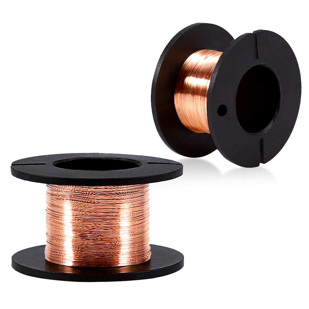 Buy now 5 Rolls/Set 12m Copper Wire Enameled Wire Copper Winding Wire Enameled Repair Wire 0.004" Diameter at indiglob india