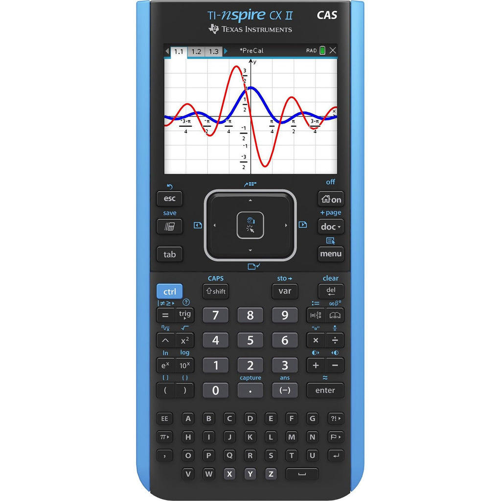 Texas Instruments TI-Nspire CX II CAS Color Graphing Calculator with Student Software (PC/Mac)