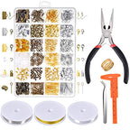 Buy now PAXCOO Jewelry Making Supplies Kit - Repair Tools with Accessories, Pliers, Findings, Beading Wires for Adults and Beginners at indiglob india