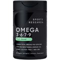 Sports Research® Vegan Omega 3·6·7·9 Complex 1635mg, 90 Count Plantgels™