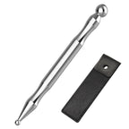 Melonsun Stainless Steel Acupuncture Pen for TMJ Relief, FSA-HSA-Eligible TMJ Massager for Jaw Clenching, Acupressure Facial Tool for Face Reflexology & Full-Body Pressure Point Massage