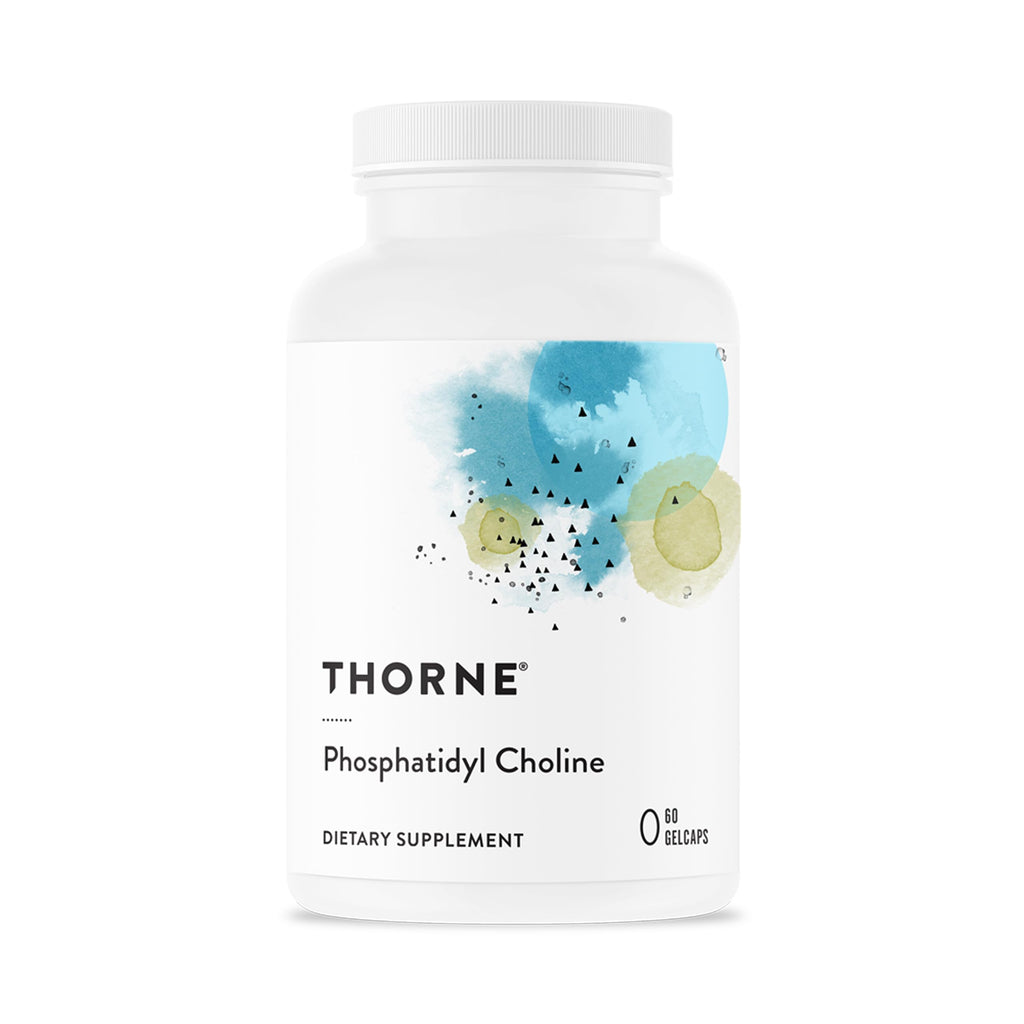 THORNE Phosphatidyl Choline, 420 mg Phosphatidylcholine, 60 Softgels | Supports Liver Health, Cholesterol Metabolism & Healthy Bile*, Gluten & Dairy-Free, NSF Contents Certified