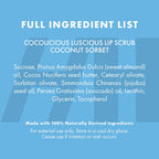 Buy now Handmade Heroes 100% Natural Lip Scrub, Vegan Conditioning Coconut Exfoliator - Gentle Exfoliant, Sugar Polish and Scrubber for Chapped Dry Lips, 1oz (Coconut Sorbet) at indiglob india