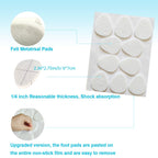 Metatarsal Pads for Women and Men 40 Pieces, Felt Ball of Foot Cushion, Adhesive Forefoot Pads Forefoot Cushion Pads, Foot Pads for Forefoot and Sole Support, Metatarsalgia Mortons Neuroma