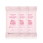 THE FACE SHOP Rice Water Bright Makeup Remover Wipes for Face, Moisturizing, Infused with Rice Extract, Disposable Cleansing Facial Wipes, 50 Count