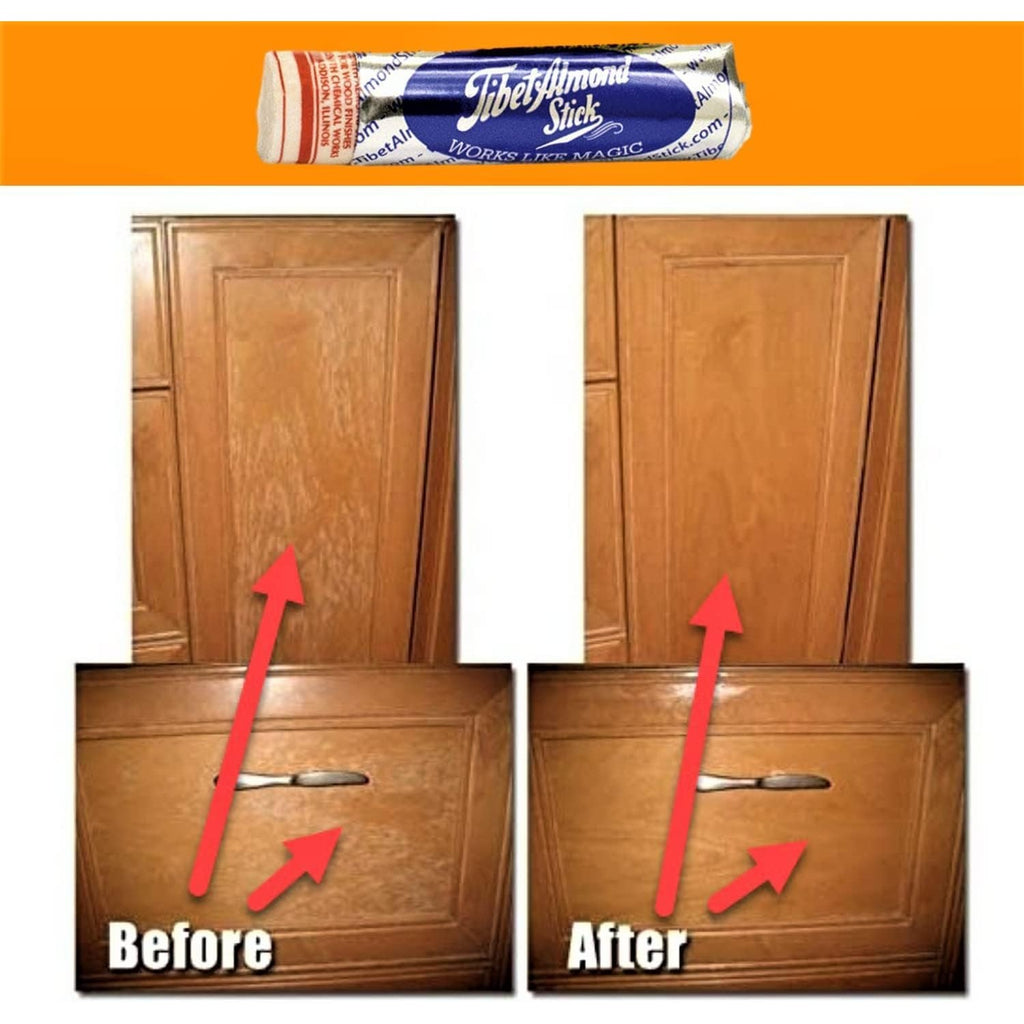Tibet Almond Stick Scratch Remover - Touch Up and Repair Hardwood, Furniture, Floors Instantly - All-in-One Kit for Restoration of Cabinets, Vinyl, and More - Odorless, Colorless, Non-Toxic (2 Pack)