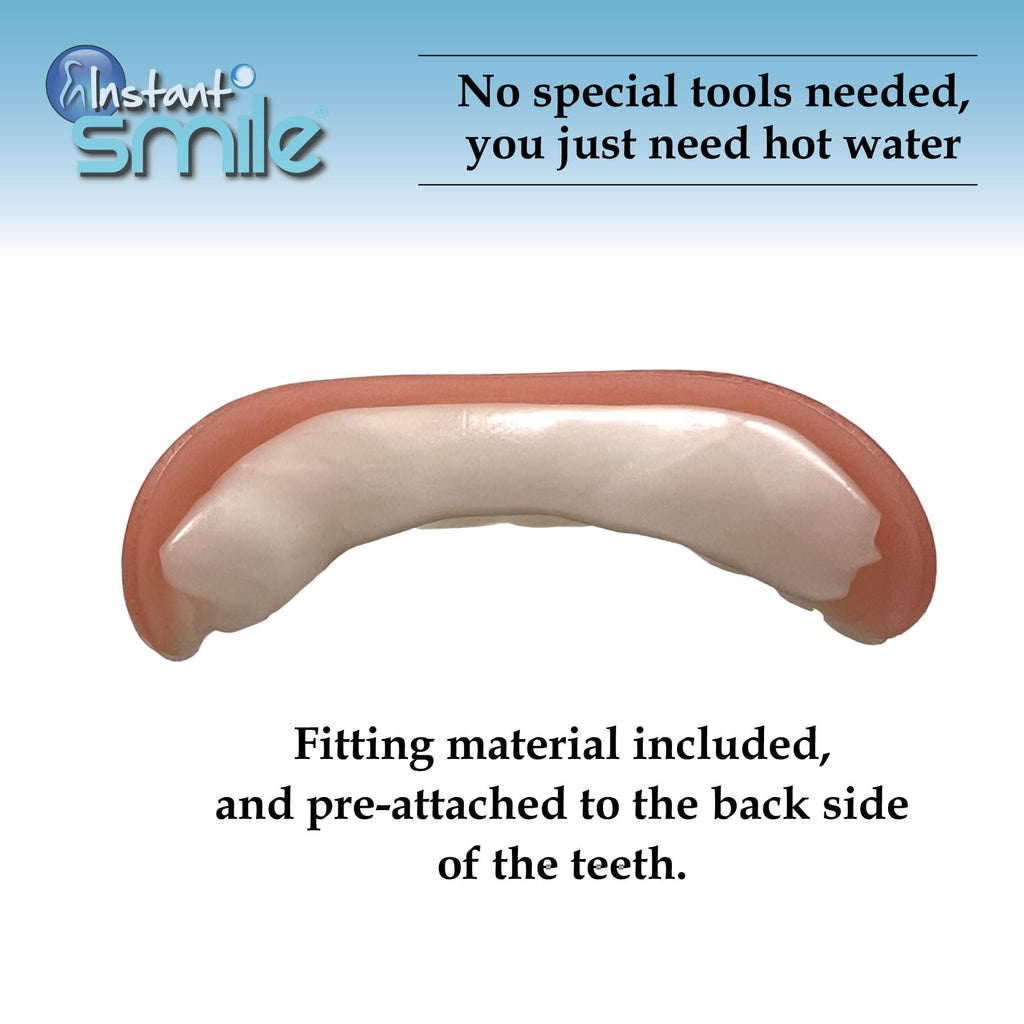 Instant Smile Comfort Fit Flex - Bright Shade - Upper Veneer Cosmetic Teeth