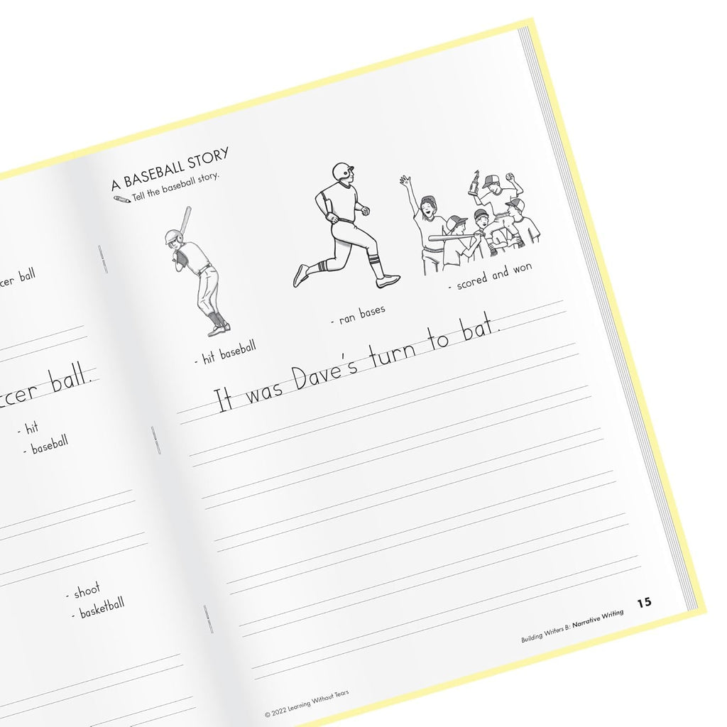 Learning Without Tears Building Writers B Workbook, Writing, 1st Grade+
