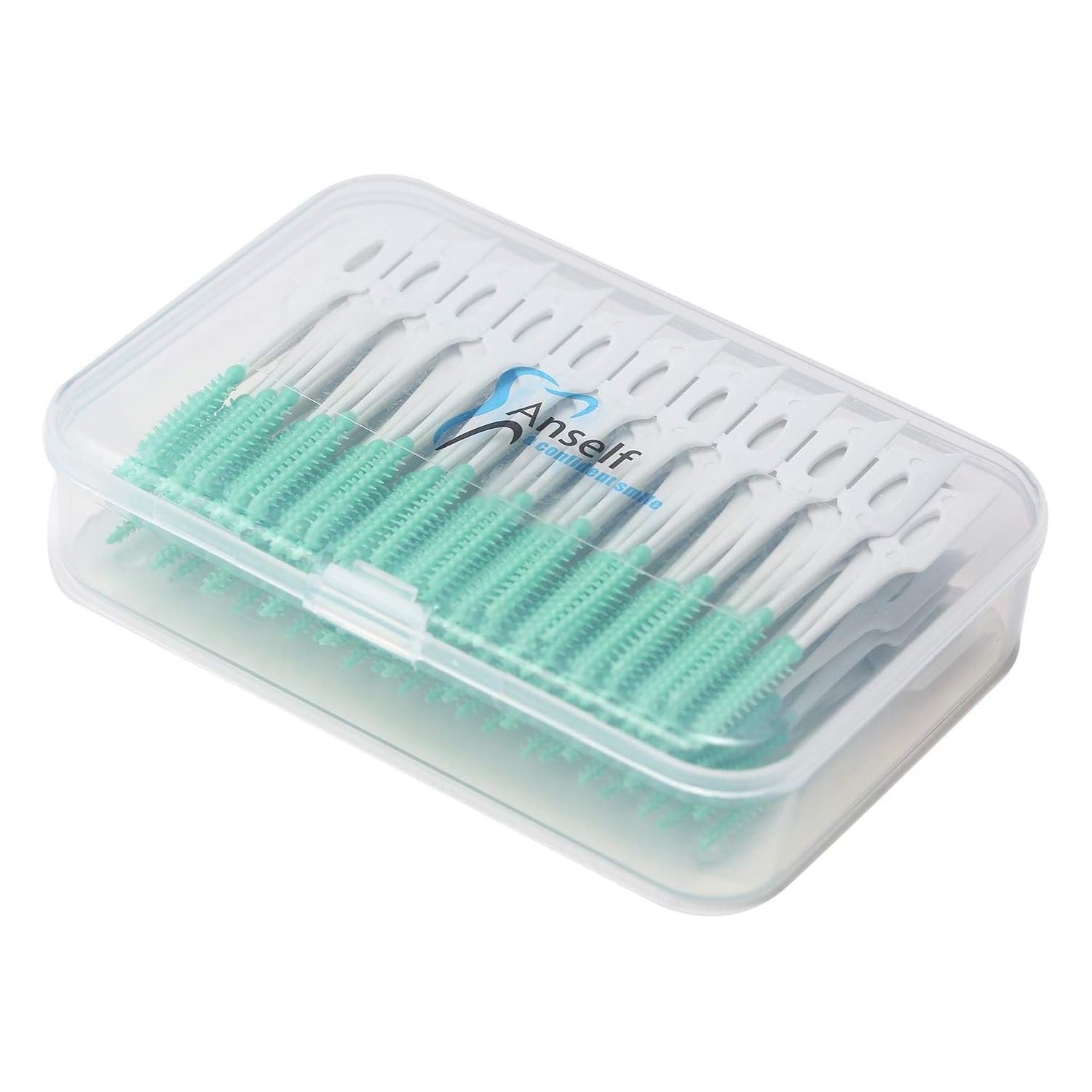Buy now An-self 160PCS Interdental Brushes Ultra Tight Bristles Tooth Interdental Cleaners Silicone Toothpick Brush Disposable Teeth Soft Picks, Green Default at indiglob india