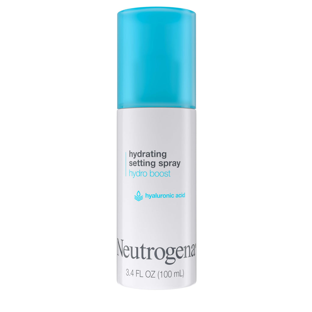 Buy now Neutrogena Hydro Boost Hydrating Makeup Setting Spray with Hyaluronic Acid, Setting Spray for Smooth, Dewy Skin, Fragrance Free, Non-Comedogenic & Hypoallergenic, 3.4 fl. oz at indiglob india
