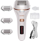 Electric Foot Callus Remover- Long Service Time, Rechargeable Electronic Foot File- Ideal Gift, Professional Pedicure Tools, Waterproof Foot Scrubber, Pedicure Kit Feet Care for Dead Skin (Black)