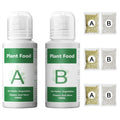 Hydroponics Nutrients for Aerogarden(800ml in Total), Plant Food A & B Hydroponics Supplies, Indoor Plant Fertilizer for Hydroponics Growing System, Hydroponic Solution for Vegetables Thrive