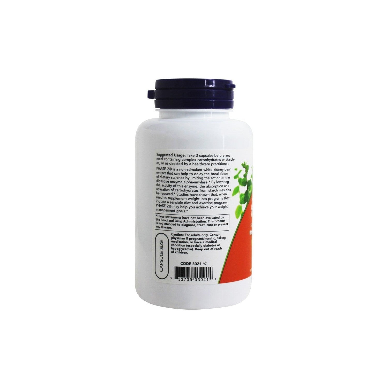 Buy now NOW Foods, Phase 2 Starch Neutralizer, 500 mg, 120 Veg Capsules at indiglob india