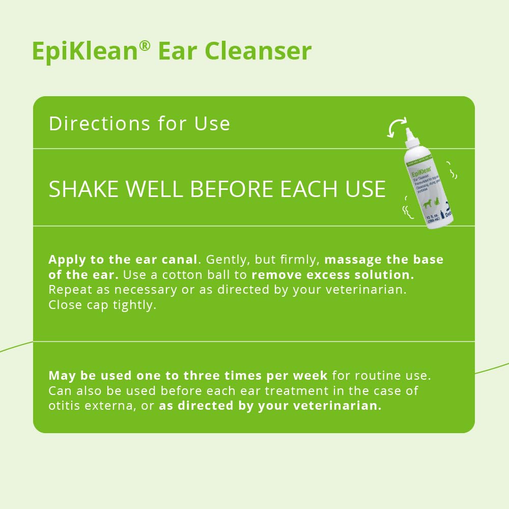 EpiKlean® Ear Cleanser for Dogs and Cats, 12 Fl Oz