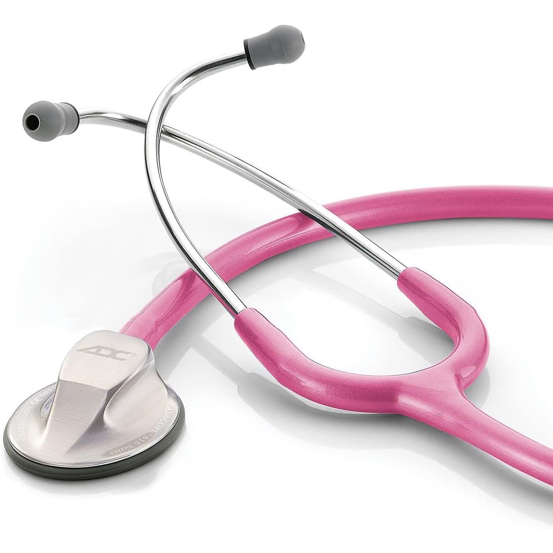 Buy now ADC Adscope 615 Platinum Sculpted Clinician Stethoscope with Tunable AFD Technology, Tactical Adult Metallic Raspberry at indiglob india