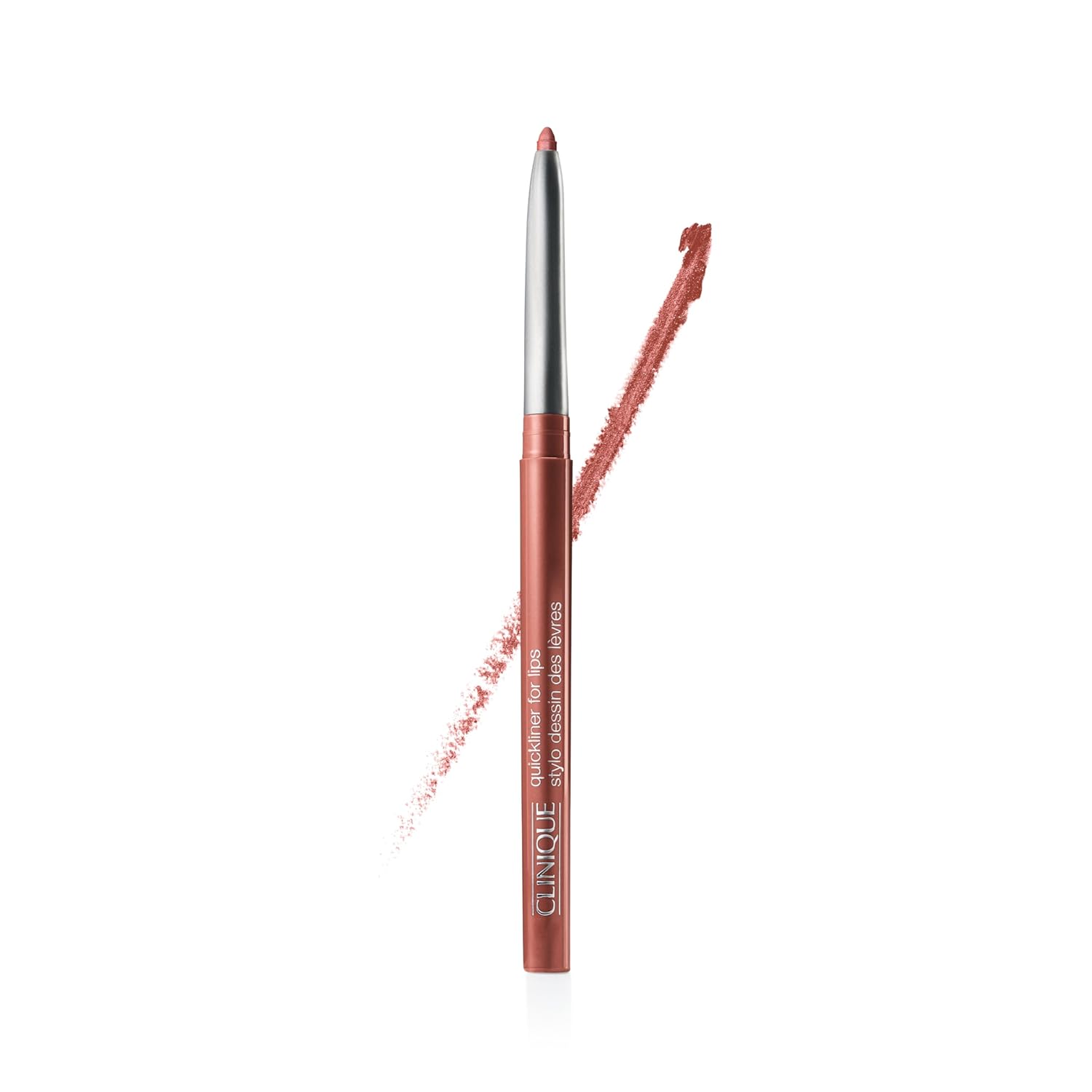 Buy now Clinique Long Lasting Quickliner Lip Liner | Non-Drying + No Sharpening | Available in 19 Shades | Now In Black Honey, Pink & Nude Honey Soft Nude at indiglob india