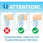 Buy now 100% Waterproof Cast Covers for Shower Leg - Tight Seal - Reusable Adult 2pk Half Leg Cast Protectors - Knee, Ankle, Foot at indiglob india