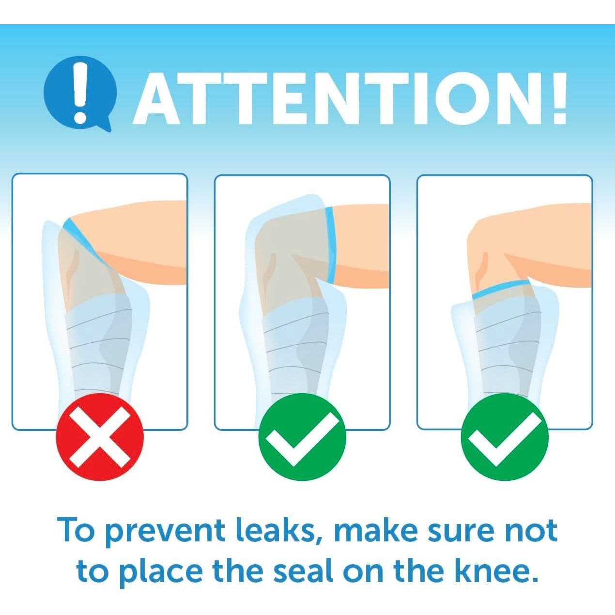Buy now 100% Waterproof Cast Covers for Shower Leg - Tight Seal - Reusable Adult 2pk Half Leg Cast Protectors - Knee, Ankle, Foot at indiglob india