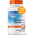 Doctor's BEST Glucosamine Chondroitin MSM - Joint Health Support Supplement for Women & Men, Nutritional Support for Joint Strength, Hair, Skin, & Nails, Gluten Free, Non GMO - 240 Capsules